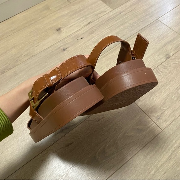 Zara Cross Strap Flat Sandals US 6.5 - Picture 13 of 13